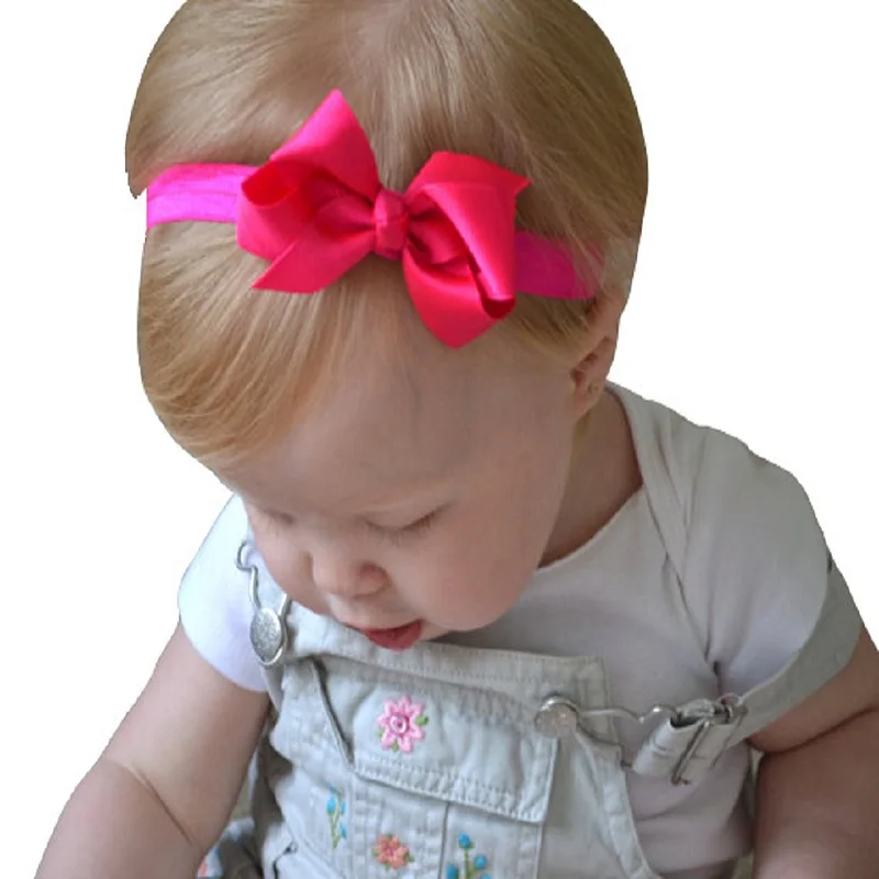 Bowties Baby Girl Hairband Newborn Headwear Knot Children Hair