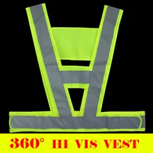 Высокое качество дешевые унисекс светоотражающий защитный жилет полоски для строительства дорожного движения Склад Ночной работы безопасности жилет почта