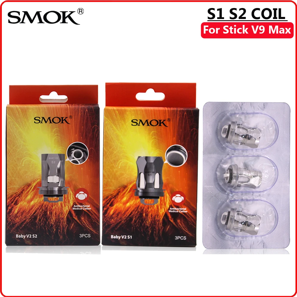 Оригинальный электронных сигарет SMOK TFV8 Детские V2 S1 S2 головка катушки