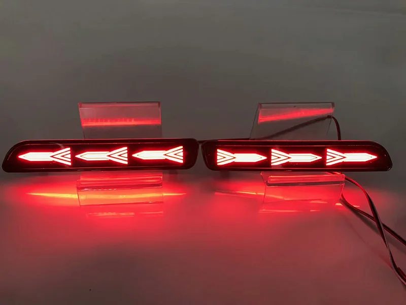 Автомобильные мигающие 2 шт светодиодные задние тормозные огни бампер лампа отражатель задний фонарь для Suzuki Ertiga Ciaz Vitara S-Cross SX4 Splash - Цвет: A Type