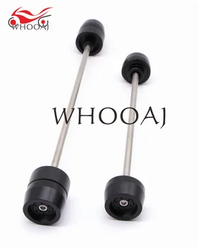

For KAWASAKI ZX-14R ZX14R ZX 14R ZZR1400 ZZR 1400 Motorcycle Accessories Front & Rear Axle Fork Crash Sliders Wheel Protector