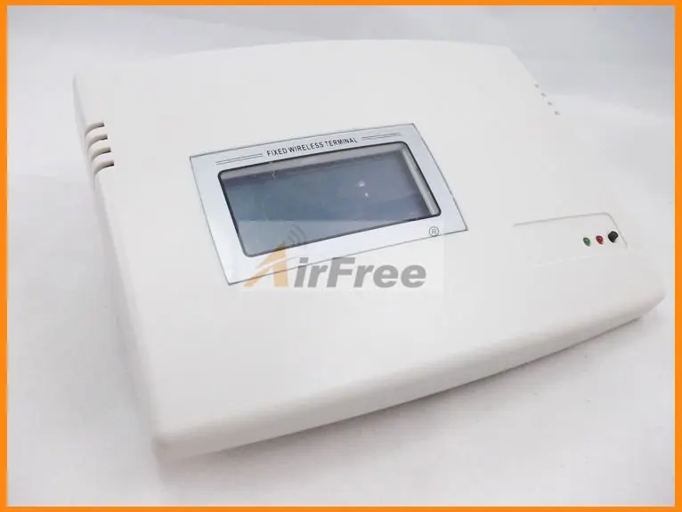 Kopen GSM Vaste Draadloze Terminal met LCD DC12V Voor PSTN Alarmsysteem FCT GSM PBX PABX GSM desktop telefoon telefooncontactpersoon fixo