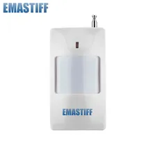 Livraison gratuite! Capteur de mouvement PIR sans fil, antenne externe, 315MHZ ou 433MHz, pour alarme de sécurité domestique gsm pstn