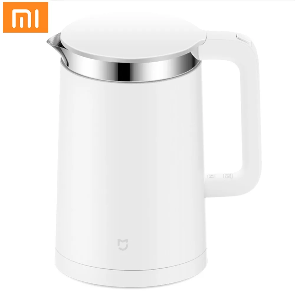 

Mijia 1.5L Smart Electric Kettle Fast Boiling Stainless Steel Inner Insulation Kettle with Smart Constant Temperature Control
