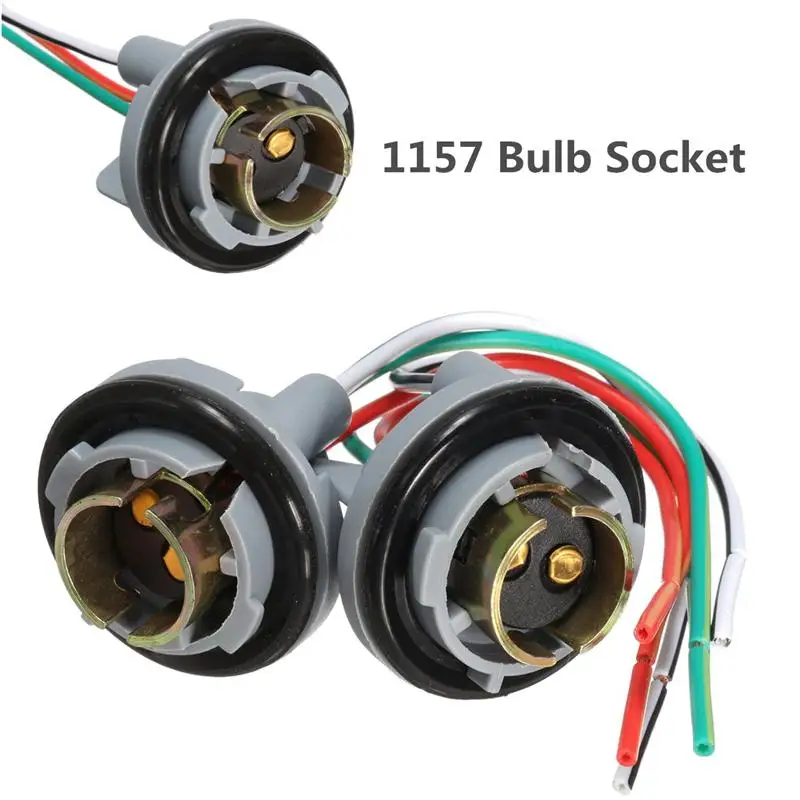2 шт. поворотный светильник, светодиодный тормоз, лампа, разъем, жгут проводов для 1157 BAY15d светильник, база