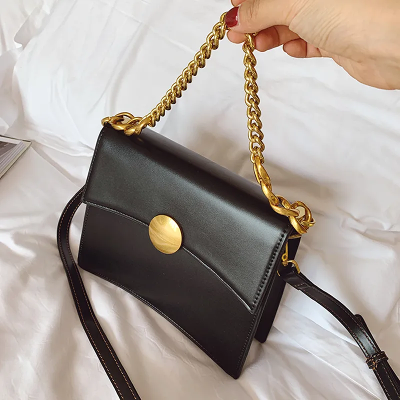 

Lady Fine Black Handbags Women Messenger Reddish Brown Bags PU Leather Ladies Party Chains Avocado Green Bag