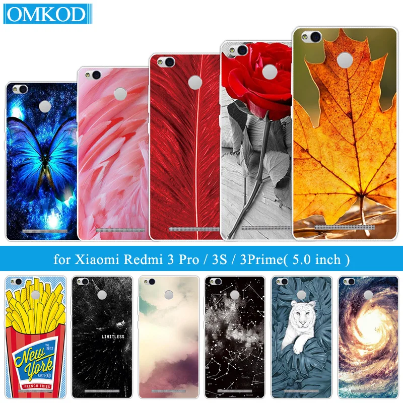 Для Coque Xiaomi Redmi 3 S чехол 5 0 &quot прозрачный ТПУ силикон для Pro Hongmi черный чехол|case for