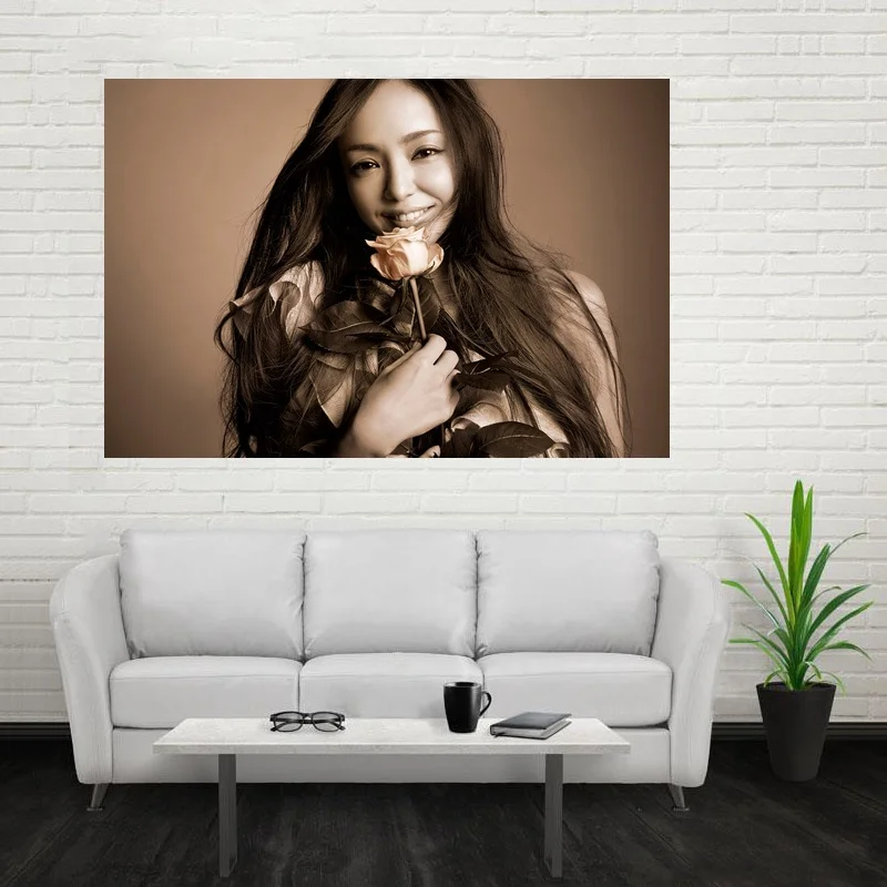 

Namie Amuro Music Singer Art Silk Fabric Poster Prints Home Wall Decor Painting 24x36 Inches