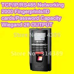 Биометрический считыватель отпечатков пальцев TCP/IP/RS485 доступа Управление ПИН-кода устройство для считывания em-карт встроенный замка двери