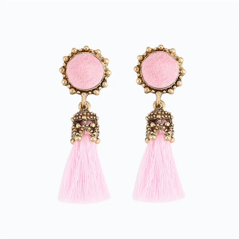 Trendry Earrings for Women Vintage Style Rhinestones Crystal Long Tassel Dangle Earrings Jewelry for gift Brincos Y05#N (3)