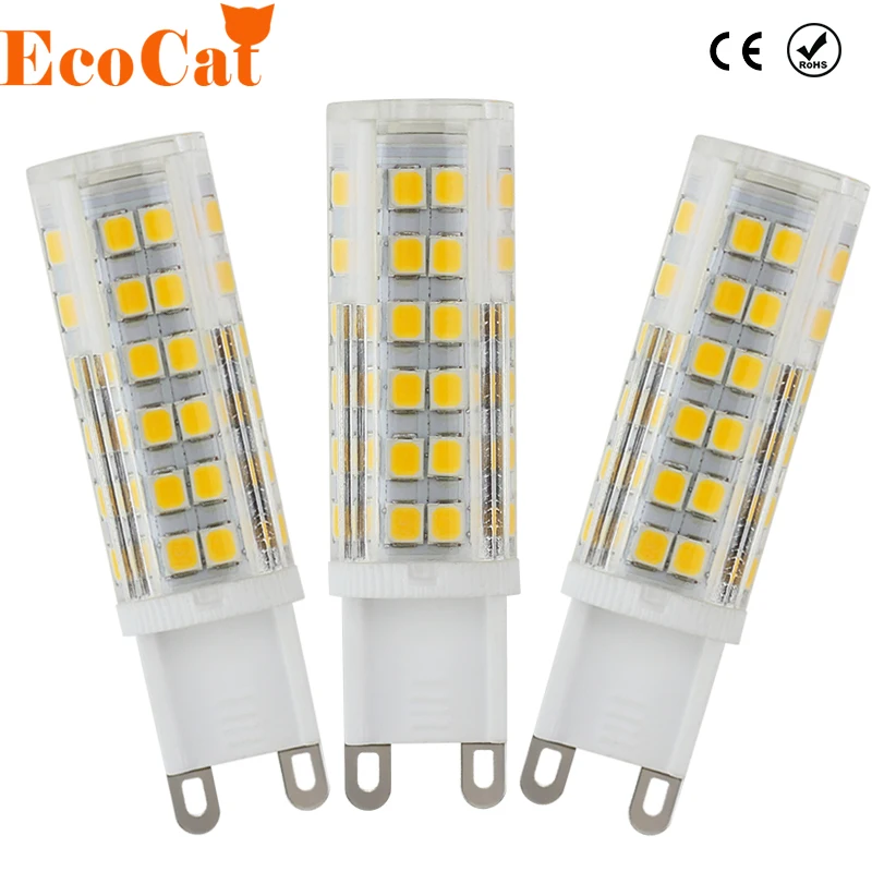 LED G9 AC 220 В лампы светодиодные лампы кристалл высокой мощности SMD 2835 3014 3 Вт 5 Вт 7 Вт светодиодной подсветкой для люстры Прожектор Заменить