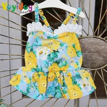 Гриль Двойка купальник детские купальники для девочек юбка для маленьких девочек с открытыми плечами купальный костюм skort шорты-боксеры лето