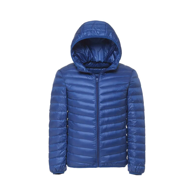 Men's Winter 90% White Duck Ultra Light Down Jacket Men Fashion Hooded Loose Coat 6 Color Casual Parka Brand Clothing S-3XL white puffer jacket