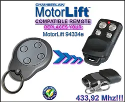 1 шт. для Motorlift 94334e 433 МГц для замены удаленного плавающий код Бесплатная доставка