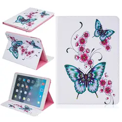 Для Apple iPad Air Case Красивые милые печати чехол для iPad 5 стенд из искусственной кожи телефон сумка Магнитный Smart В виде ракушки чехол Для женщин