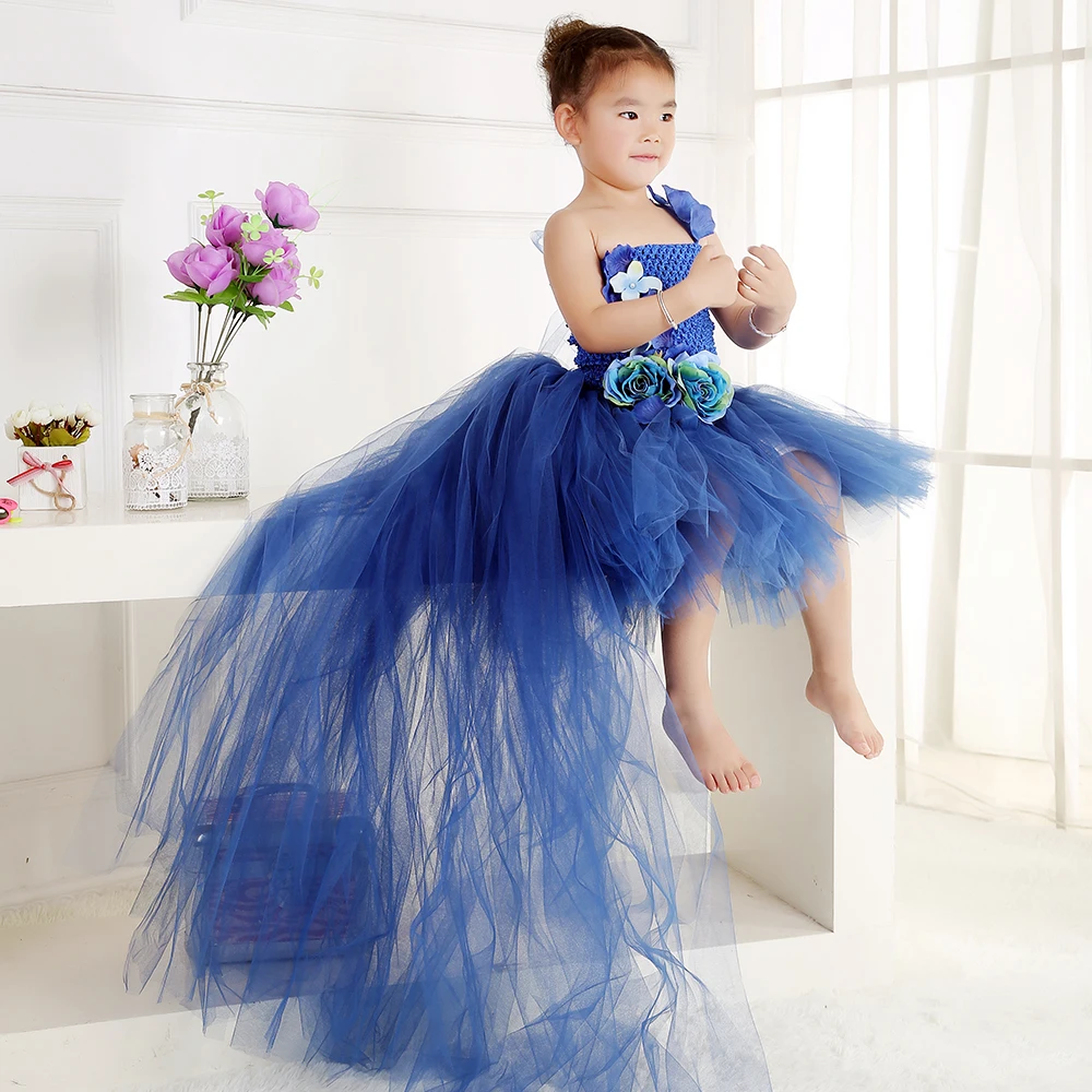 

Mermaid Flower Girls Dresses for Wedding Gowns Black Girl Birthday Party Dress Kids Prom High Quality Tutu Princess Long Dress