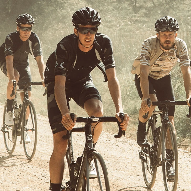 2019 فريق برو الدراجات عدة pedla قصيرة الأكمام الدراجات جيرسي مريلة السراويل fietskleding mannen مموهة اللون جيلي الملابس