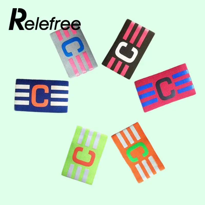 

Football Captain Armband Soccer Skippers Armbands Multi Color Games Player Captain Armband Football Soccer Games Accessories