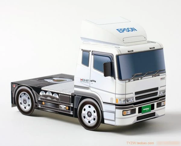 Тяжелый грузовик 3D бумажная модель Сделай Сам Обучающие родители и дети ручная модель автомобиля игрушка оригами Бумажная модель