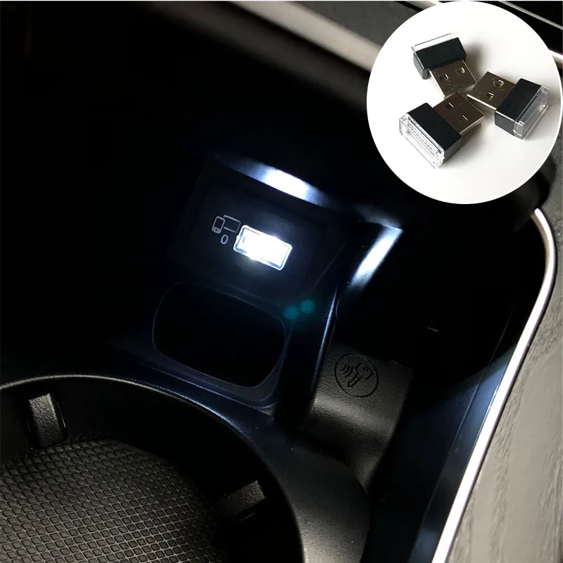1 Piece Car USB LED Atmosphere Decorative Lights for Honda CRV Accord Odeysey Crosstour FIT Jazz City Civic JADE Crider Spirior |