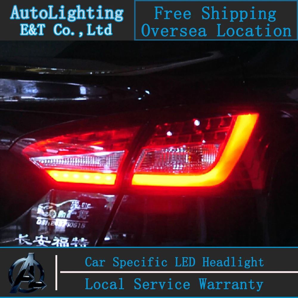 Auto Lighting Style LED Tail Lamp for Ford Focus Sedan led taillight assembly 2012 2014 drl rear
