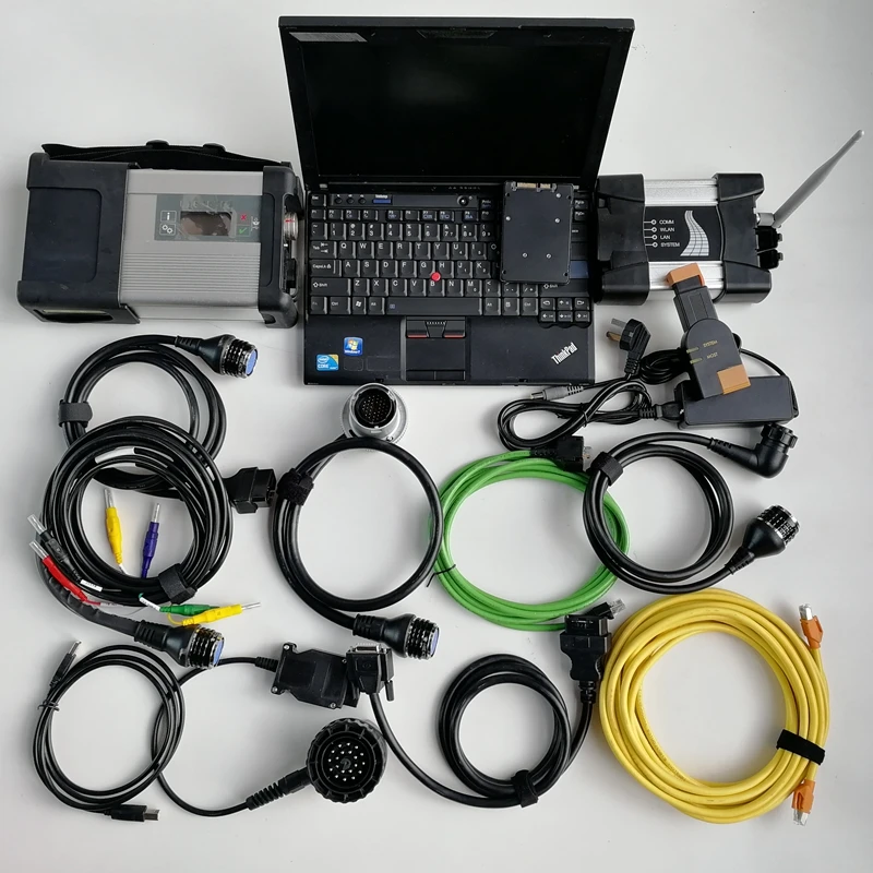

2in1 MB star C5 + for BMW Icom Next Wifi + 1TB SSD with software installed well on Laptop X201 I7 8G for Auto Diagnostic Tool