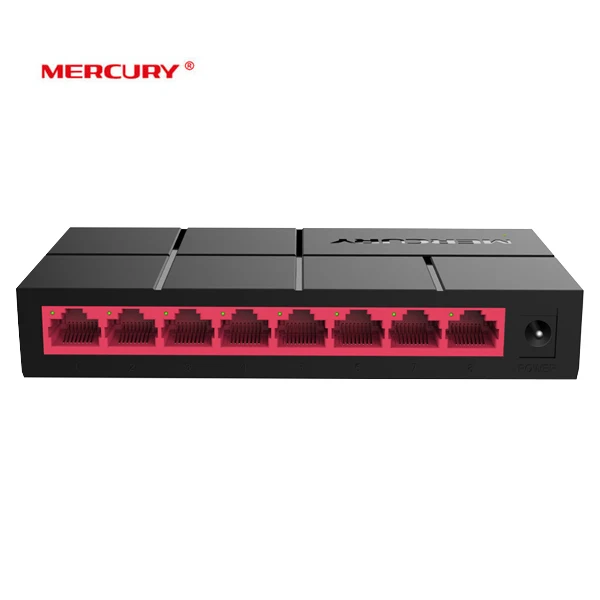 MERCURY SG108M 8 Порты и разъёмы гигабитный коммутатор 10/100/1000 Мбит/с Ethernet сетевой настольный коммутатор