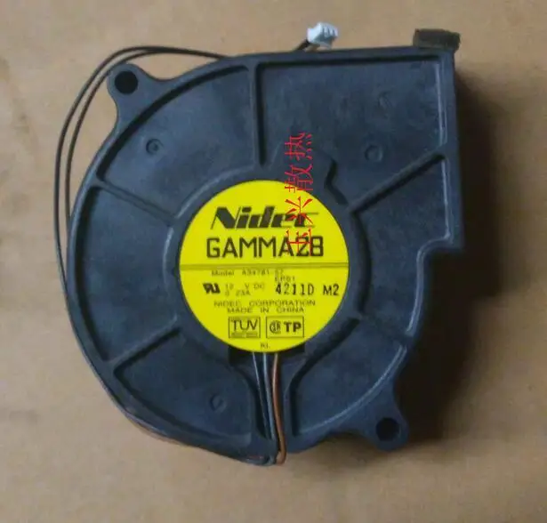 

Original Authentic NIDEC A34781-57 GAMMA28 DC 12V 0.23A 7cm 3 Line Projector Cooling Fan