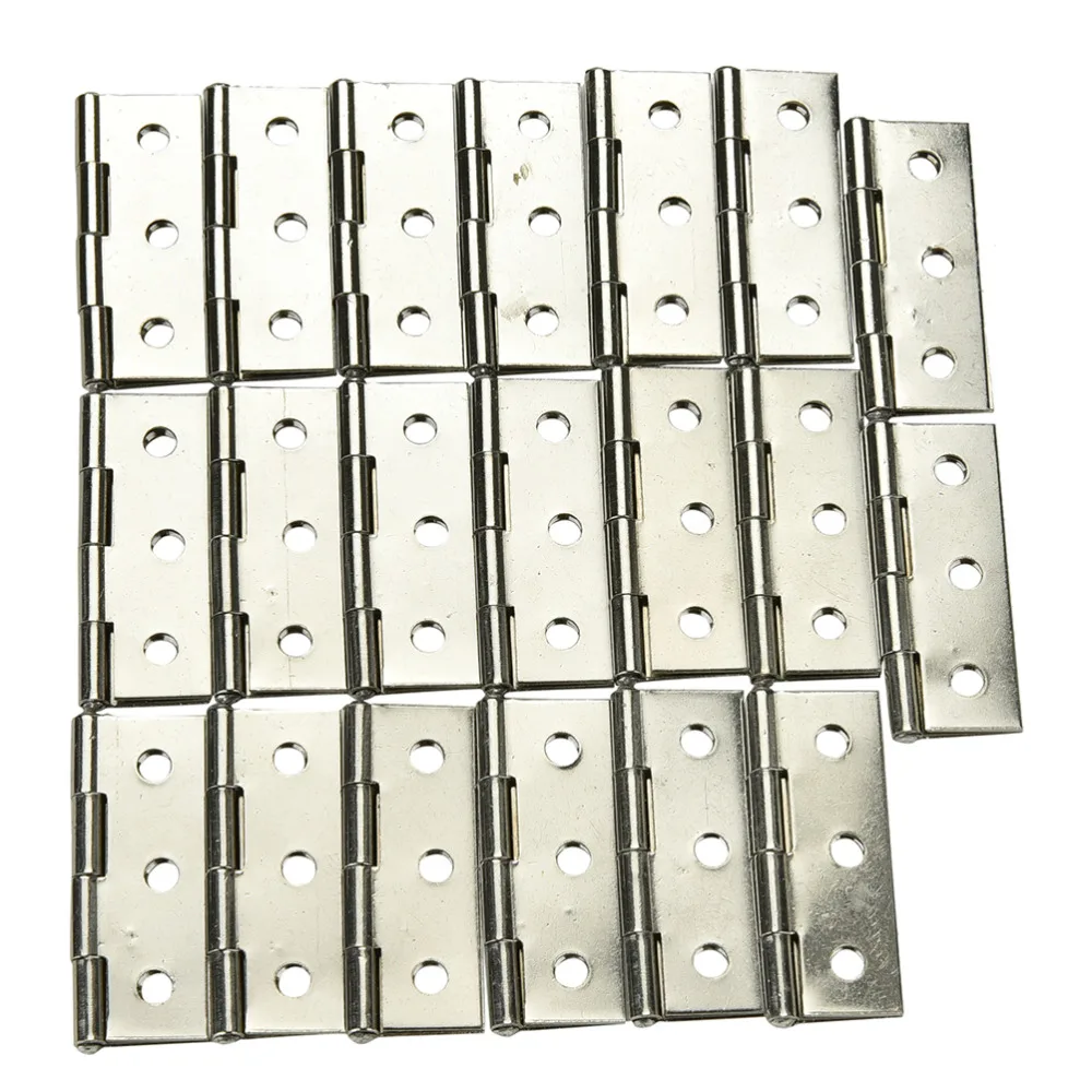 2" 10 PCS Stainless steel 6 Holes Boat Marine Cabinet Butt Hinge Cabinet Door Hinge