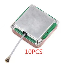 10 шт./лот антенна gps-модуля gps Встроенная активная антенна gps позиционирование антенна 25x25x8 мм с разъемом IPEX