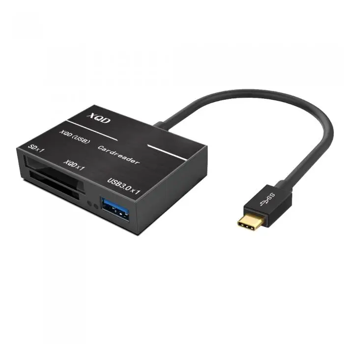 USB 3,0 Тип C USB для SD XQD кардридер адаптер кабель камера кардридер @ JH