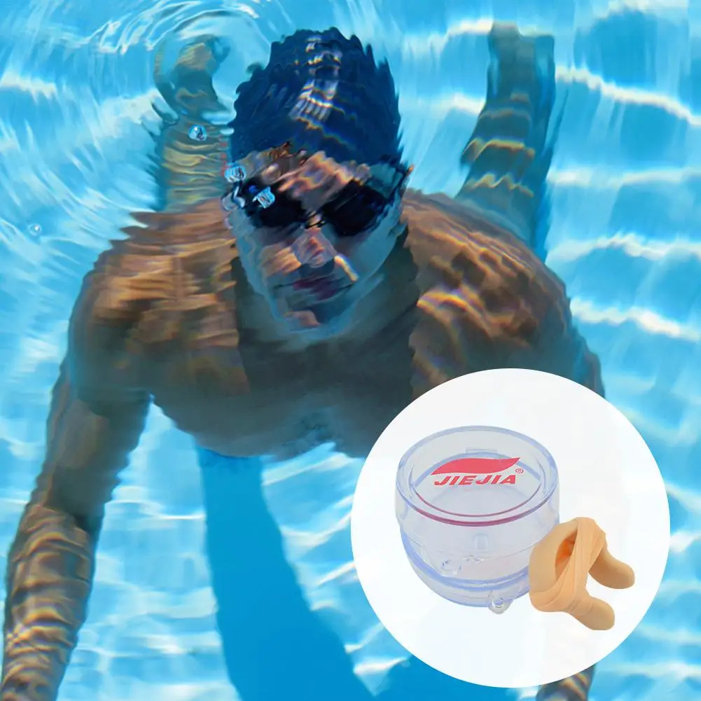 Durable No-skid Soft Silicone Steel Wire Nose Clip for Swimming Diving Water Sports Swimming Nose Clip