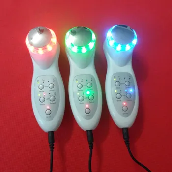 

3Mhz Portable Ultrasonic 7 LED Photon Lights Sonic Lifting Face Lift Care Skin Cleaner Wrinkle Remover Facial Beauty Massager