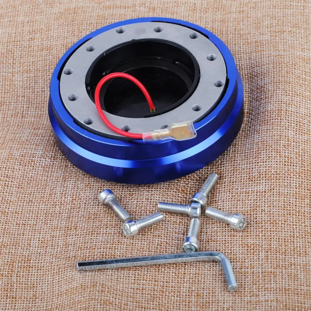 

CITALL Car Auto Racing Quick Release Adapter Steering Wheel Hub Formular Snap Off Push Pin Boss Kit