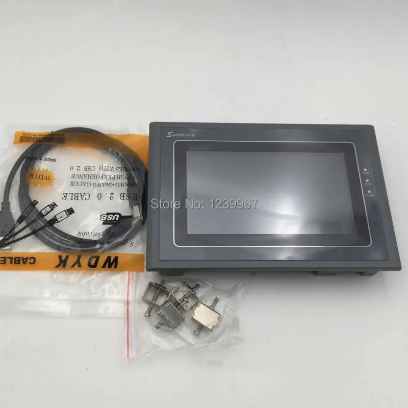 7'' Samkoon HMI SK-070FE Touch screen USB Cable 1 Year Warranty Software 