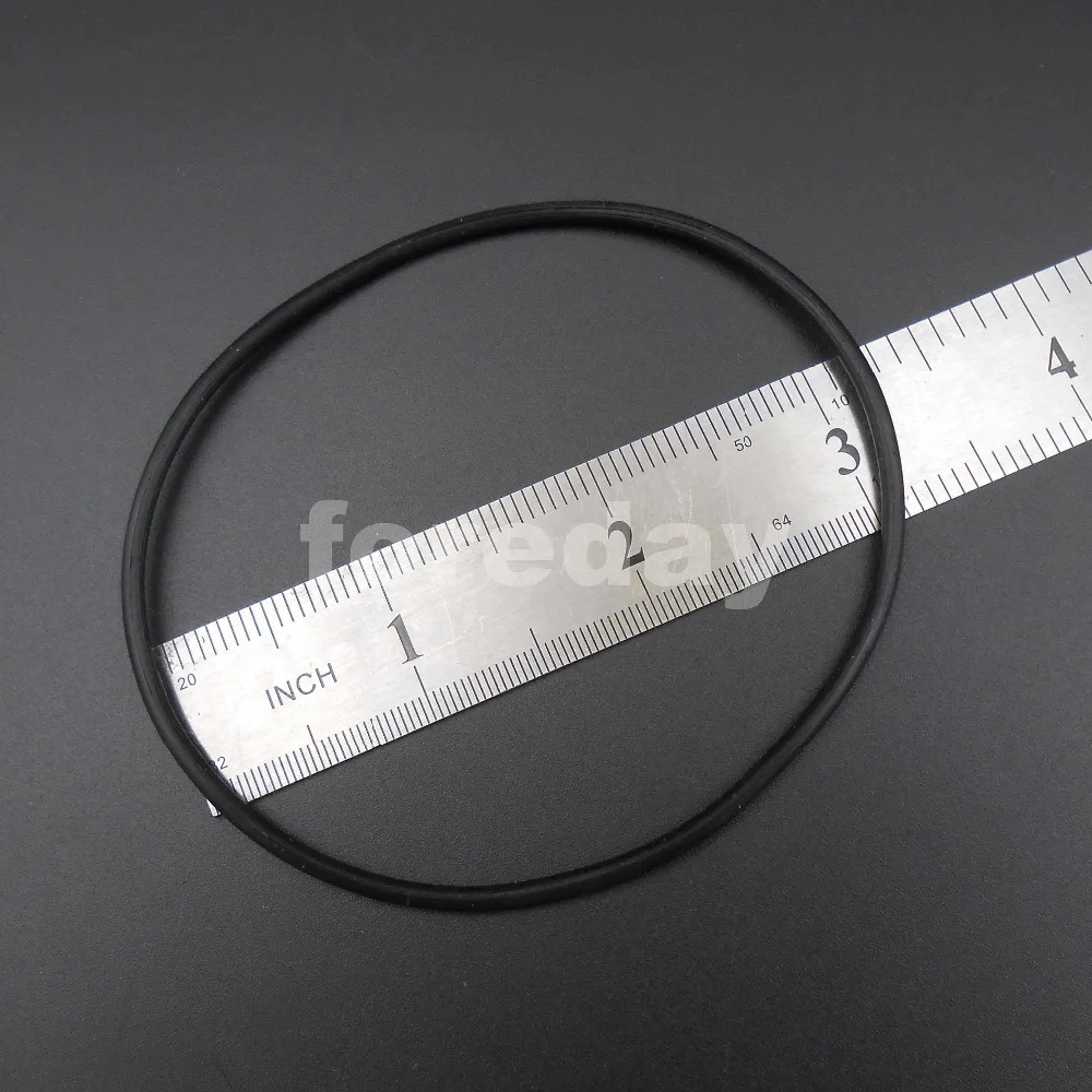 1000PCS M2.5 Silicone Rubber Drive Round Belt Pulley Transmission Belts