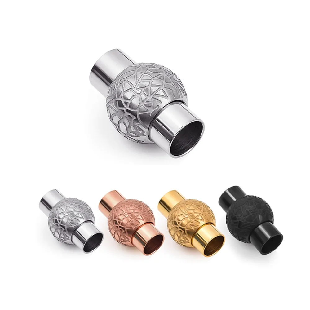 

Stainless Steel Magnetic Buckle Clasps for Bracelets Clasp Connector Hold 6mm Jewelry Making DIY Jewelry Findings Components