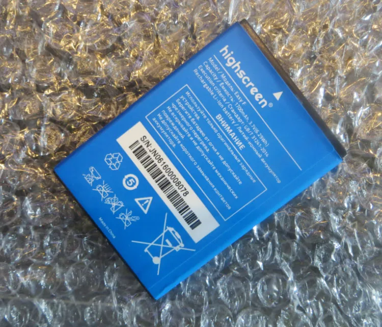 

New 1700mAh EASY F High Quality Replacement Battery For Highscreen EASY F / Easy F Pro Mobile Phone+track code