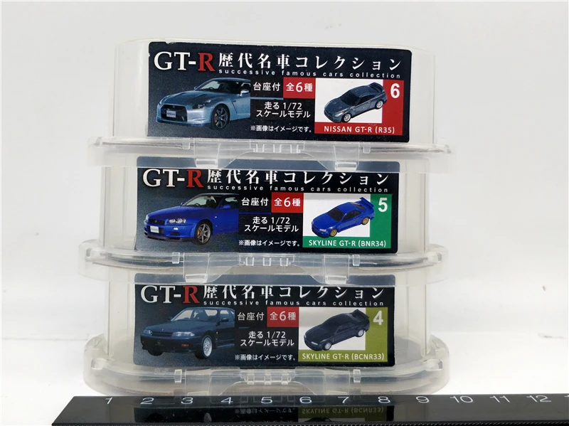 1: 72 Nissan Skyline R33 R34 R35 литая модель автомобиля