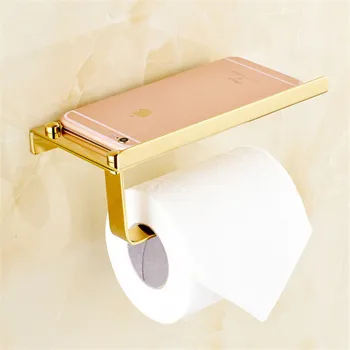 

Bathroom Organizer Stainless Steel Toilet Paper Storage Rack Phone Stand Suction Cup Storage Holder Bathroom Accessory Set