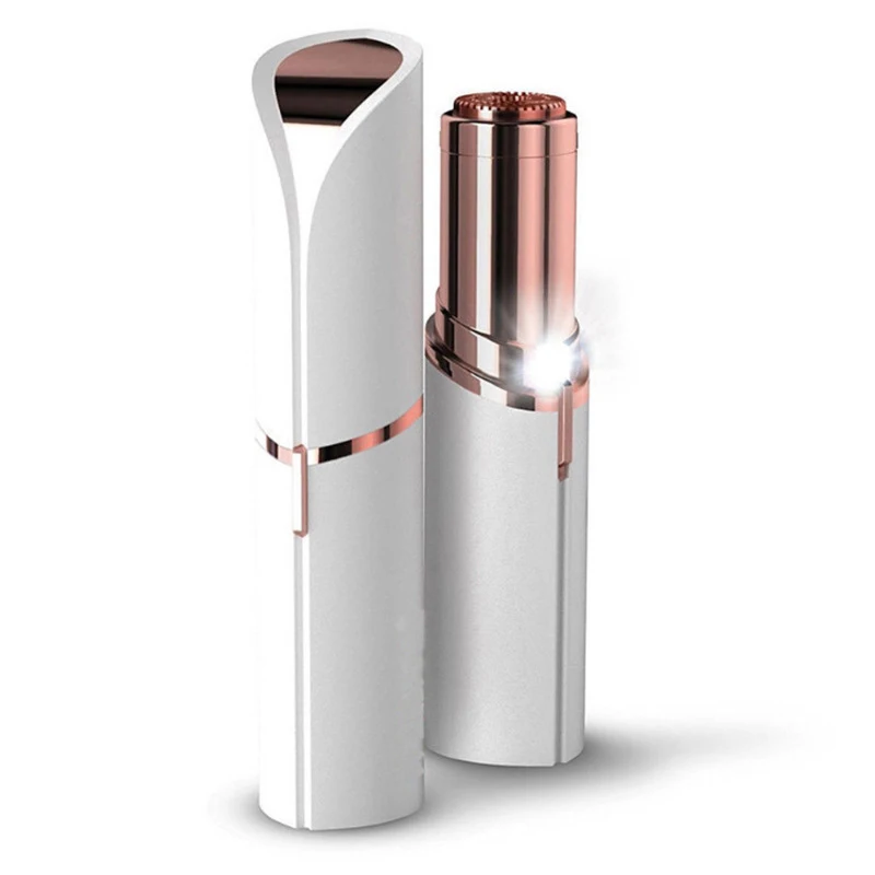 

Lipstick new fashion facial hair removal tool mini electric hair removal lip balm painless hair removal for women