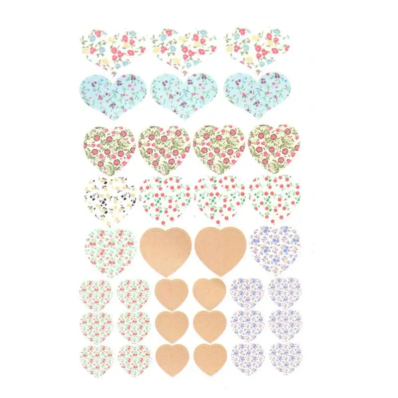 

5pcs Stickers Heart Star Cute Animal Round Diary Planner Memo Scrapbooking Paper Stationery Decor School Supplies
