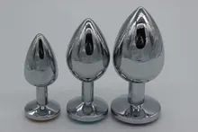 1pcs 95 40mm Large Size Metal Anal Sex Toy For Woman Man Stainless Steel Enticing Jewelry