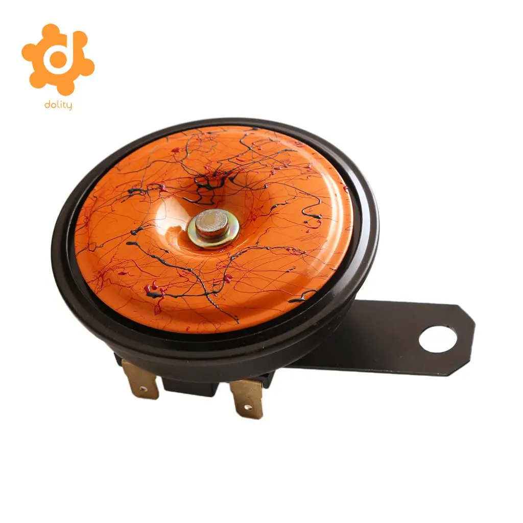 dolity Car Motorcycle DC12V 118dB Dual Tone Loud Electric Air Horn Trumpet
