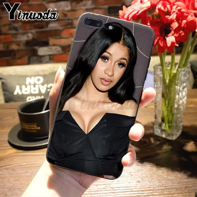 Yinuoda Cardi B геометрический Графический Модный Роскошный чехол для телефона Apple iPhone8 7 6 6S Plus X 5s 11pro SE 5C Чехол - Цвет: 6