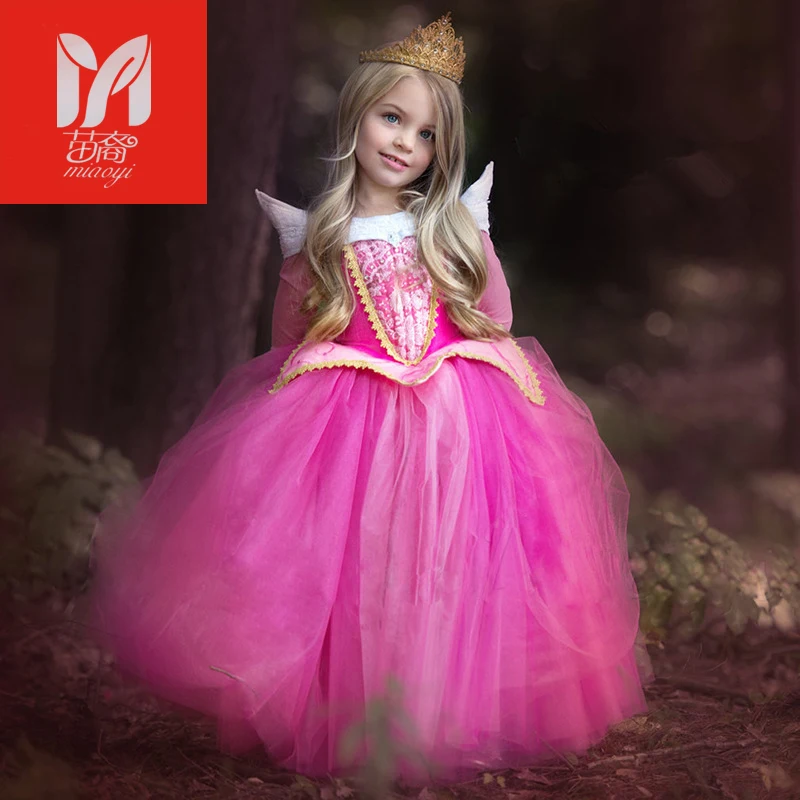 Bella Durmiente Princesa Aurora Vestidos Disfraz Otono Rosa Chica Vestidos Navidad Halloween Cumpleanos Princesa Vestido Infantil Vestido Infantil Girls Dressprincesas Vestidos Aliexpress