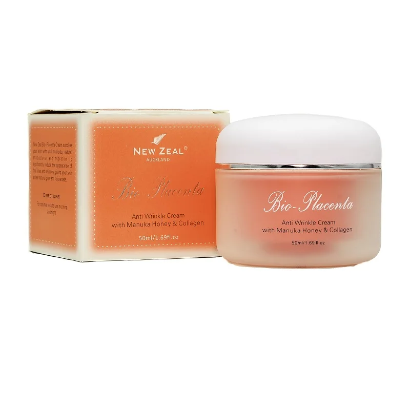New Zealand Placenta Anti Wrinkle Cream Light Manuka Honey Collagen