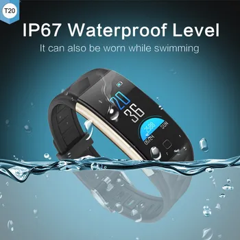 

JQAIQ Fitness Tracker Ip67 Waterproof Smart Bracelet Smart Wristbands Fitness Bracelet Heart Rate Monitor For Iphone Xiaomi