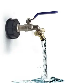

3/4 Inch Adapter Adapter Faucet Wire IBC Tank Adapter Tap Replacement Connector Fitting Valve For Home Garden Irrigation