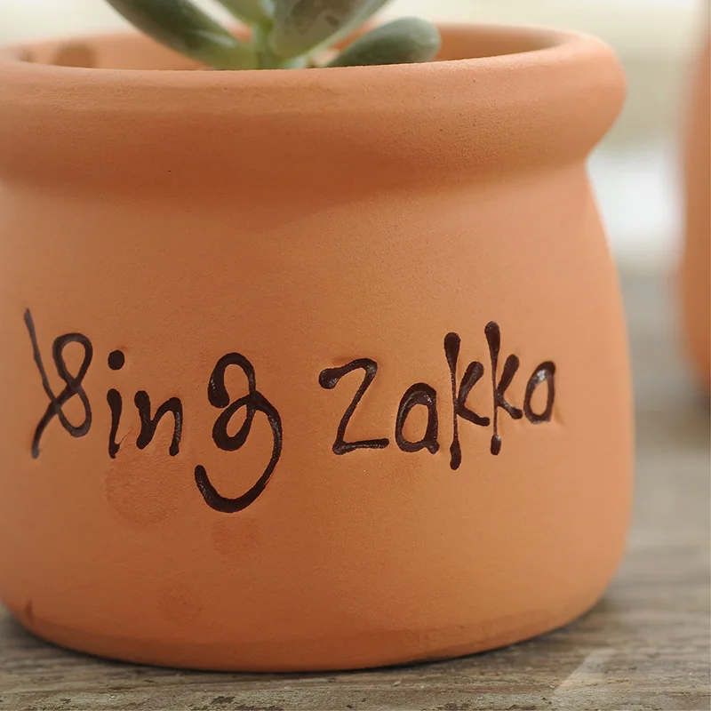 Новинка 2019 Zakka молочный горшок в форме бутылки из терракотона цветочный растения